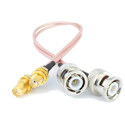CoFlex630 Adapter BNC-Male auf SMA-Female 2x 0,25m (RG316U) - Halo&Son Austria